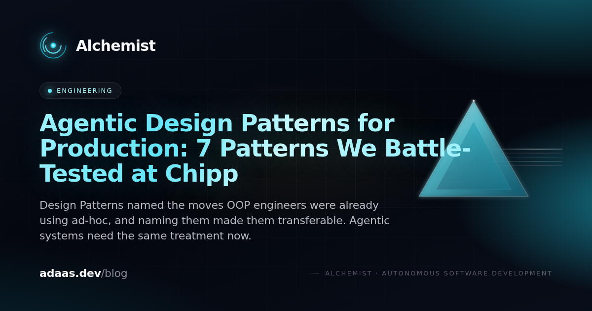 Springer Agentic Design Patterns Agentic Design Patterns for Production: 7 Patterns We Battle-Tested at ...